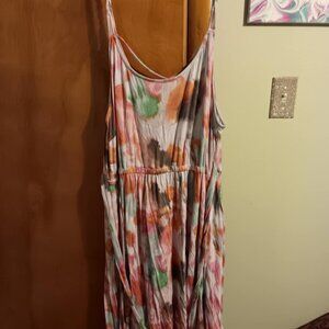 Torrid Super Soft Knits Dress Midi Tie Dye Size 2